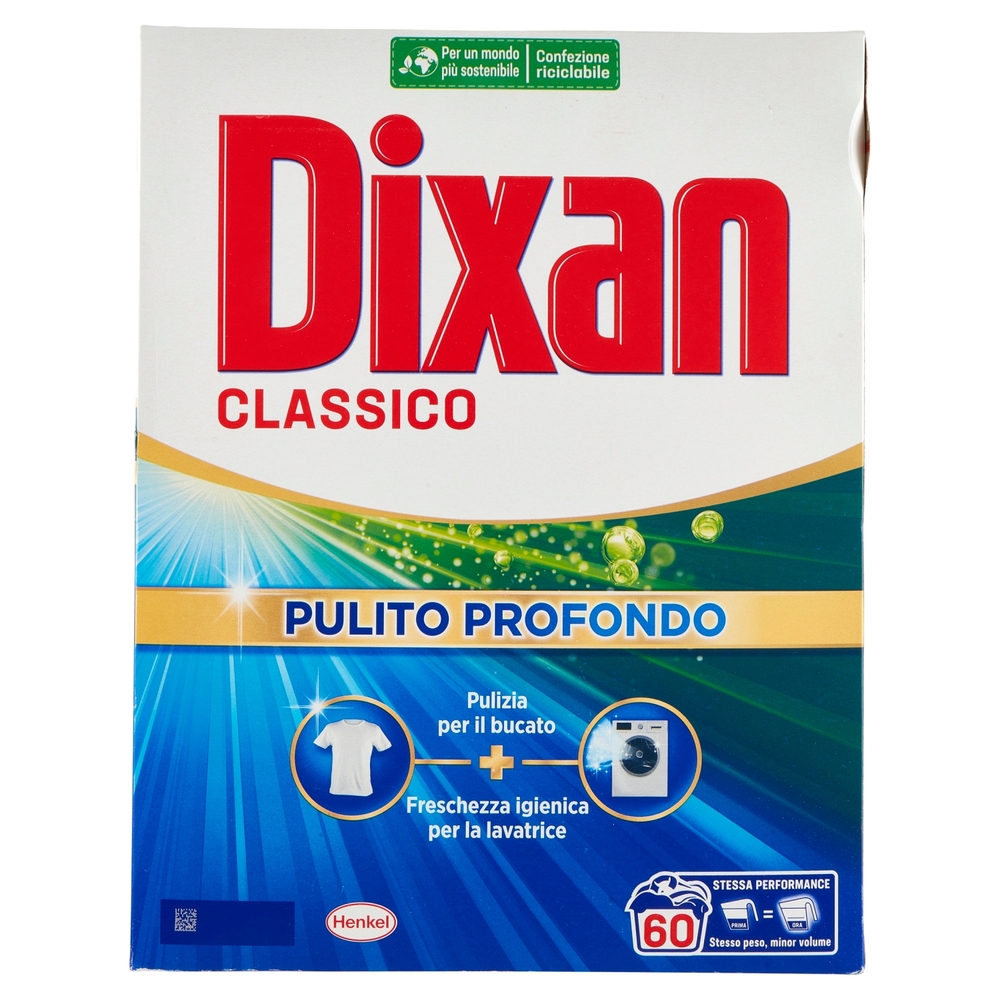 DIXAN Polvere Classico 60 lavaggi 3,300 kg